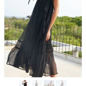 Lovestitch Elegant Black Asymmetrical Dress